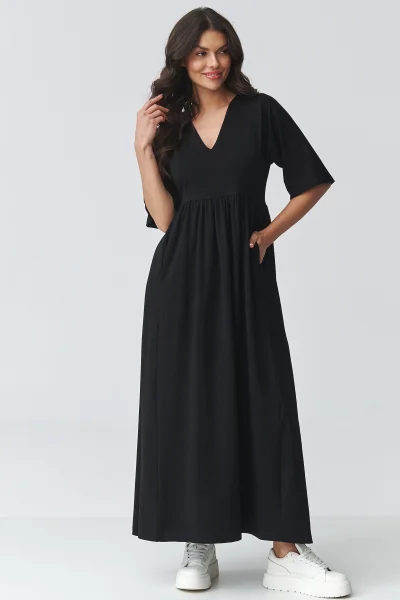 Volnočasové šaty M933 - černé - Černá