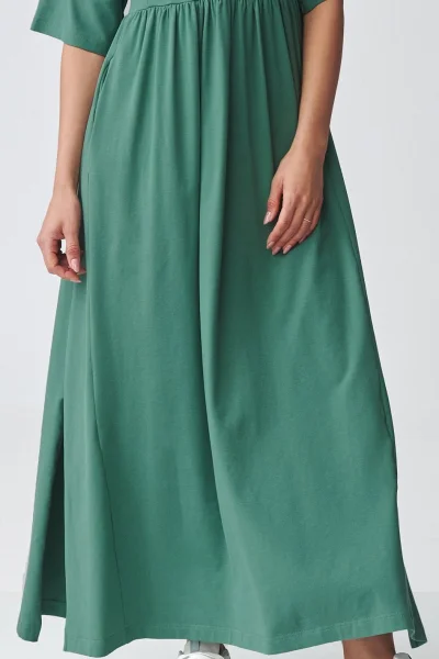 Volnočasové šaty M933 - zelené - Zelená