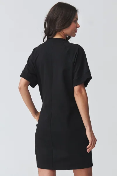 Krátké dámské šaty M920 - černé - Černá