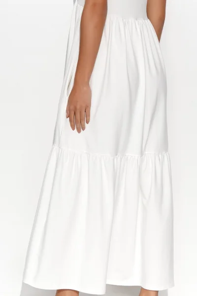 Volnočasové šaty M549 - ecru - Ecru