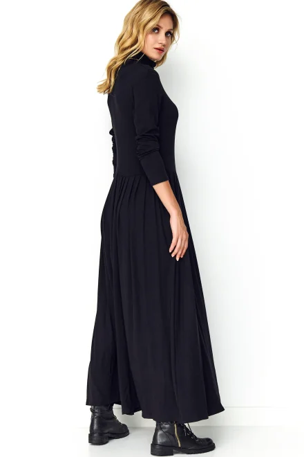 Elegantní šaty M503 černé - Černá