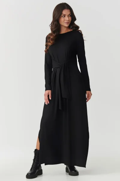 BLA Klasické šaty M894 černé - Černá