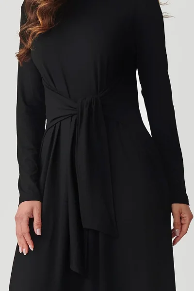 BLA Klasické šaty M894 černé - Černá