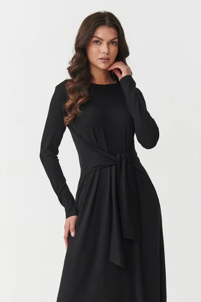 BLA Klasické šaty M894 černé - Černá