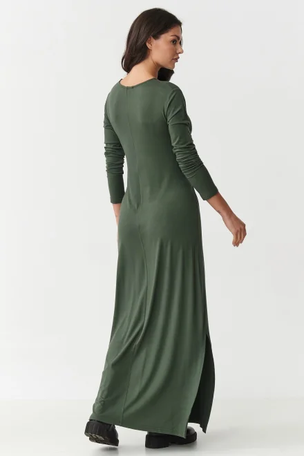 Elegantní šaty M894 khaki - Khaki