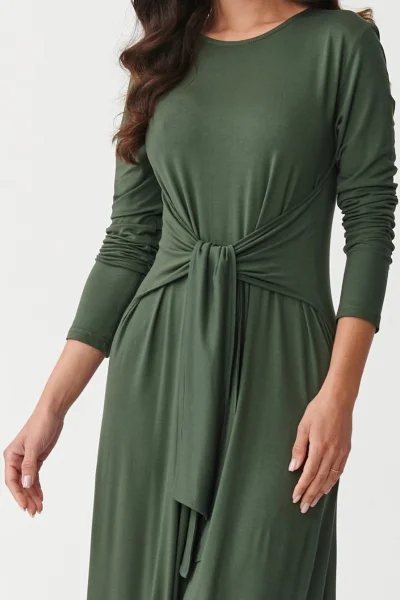 KHA Klasické šaty M894 khaki - Khaki