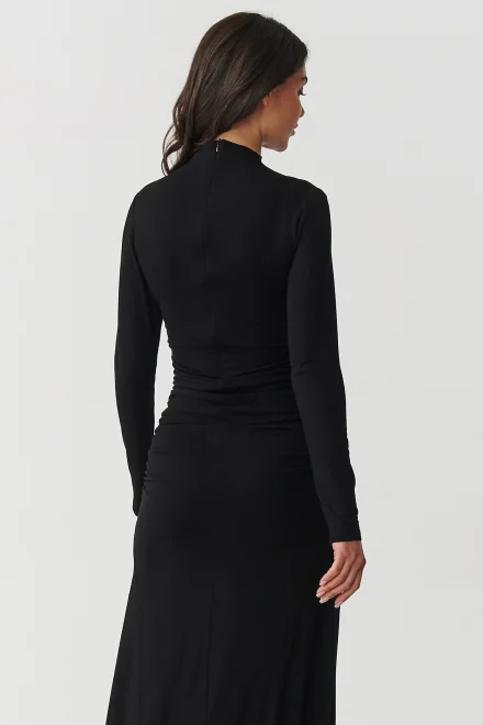 Elegantní šaty M897 černé - Černá