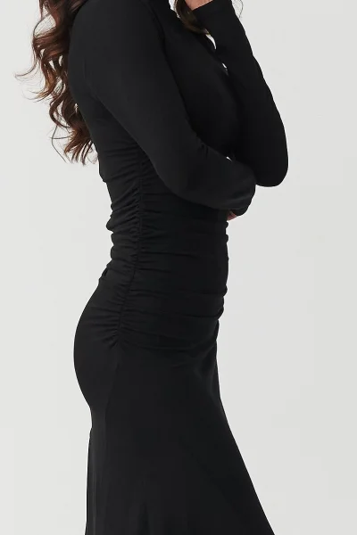 BLA Klasické šaty M897 černé - Černá