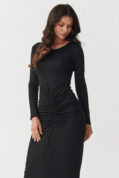 BLA Klasické šaty M898 černé - Černá