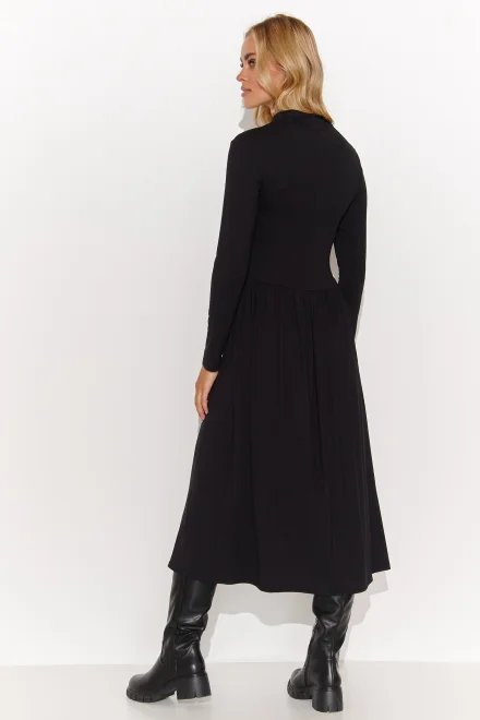 Elegantní šaty M808 černé - Černá