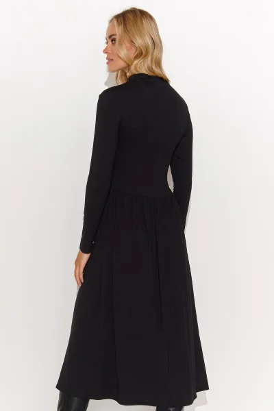 BLA Klasické šaty M808 černé - Černá