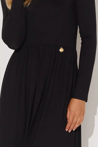 BLA Klasické šaty M808 černé - Černá