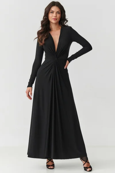 Klasické šaty M906 - černé - Černá