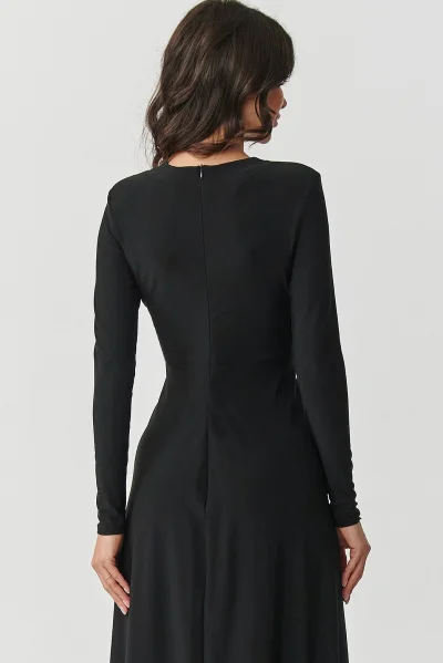 Klasické šaty M906 - černé - Černá