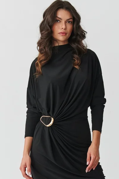 Klasické šaty M907 - Černá