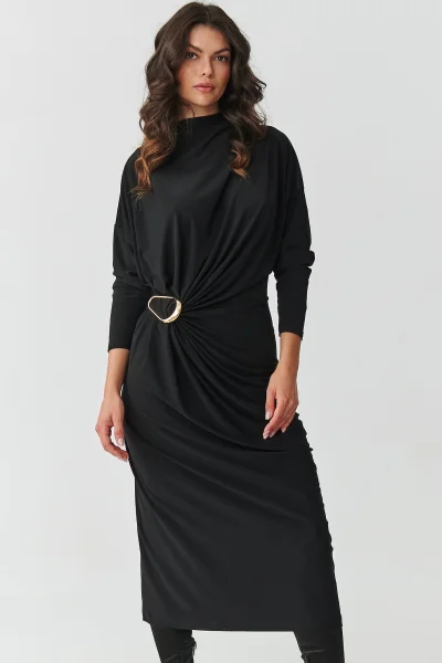 Klasické šaty M907 - Černá