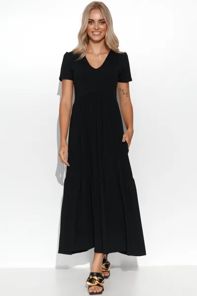 Klasické šaty M549 - černé - Černá