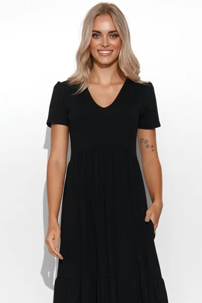 Klasické šaty M549 - černé - Černá