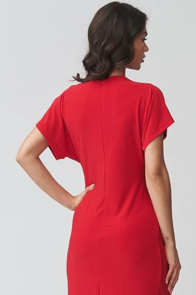 Klasické šaty M938 - červené - Červená
