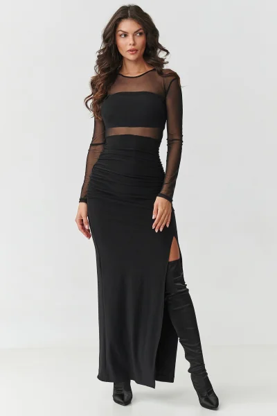 BLA Společenské šaty M911 černé - Černá