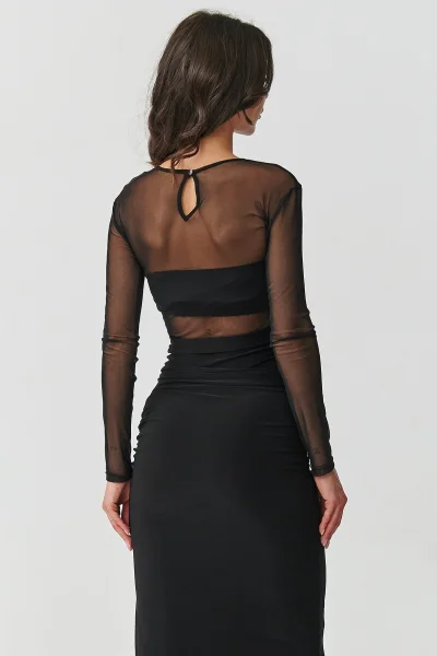 BLA Společenské šaty M911 černé - Černá