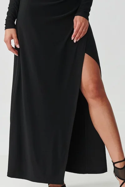 Společenské šaty M905 - černé - Černá