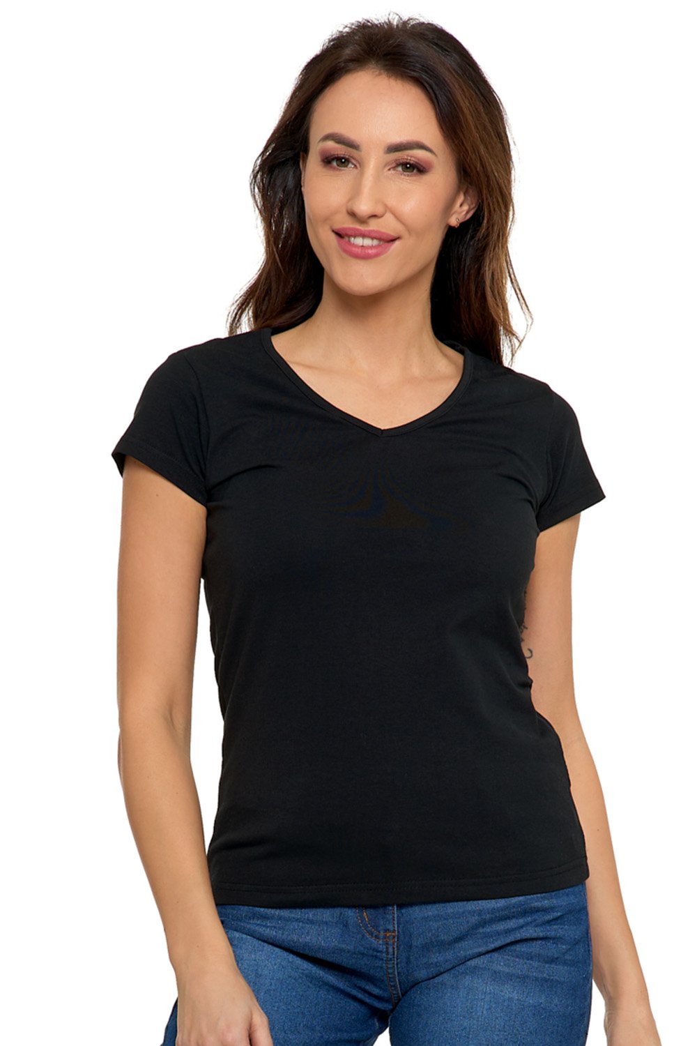 Bavlněné tričko Moraj BD900 - krátký rukáv Černá M