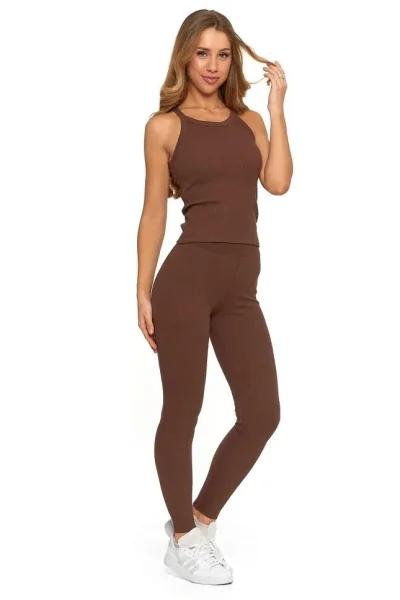 Tričko BD1800-011 - na ramínka - Mocca