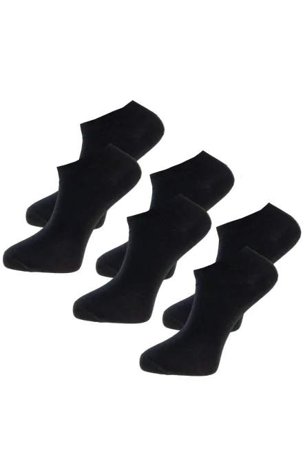 3 PACK ponožky CSM170-050B - kotníkové - Černá