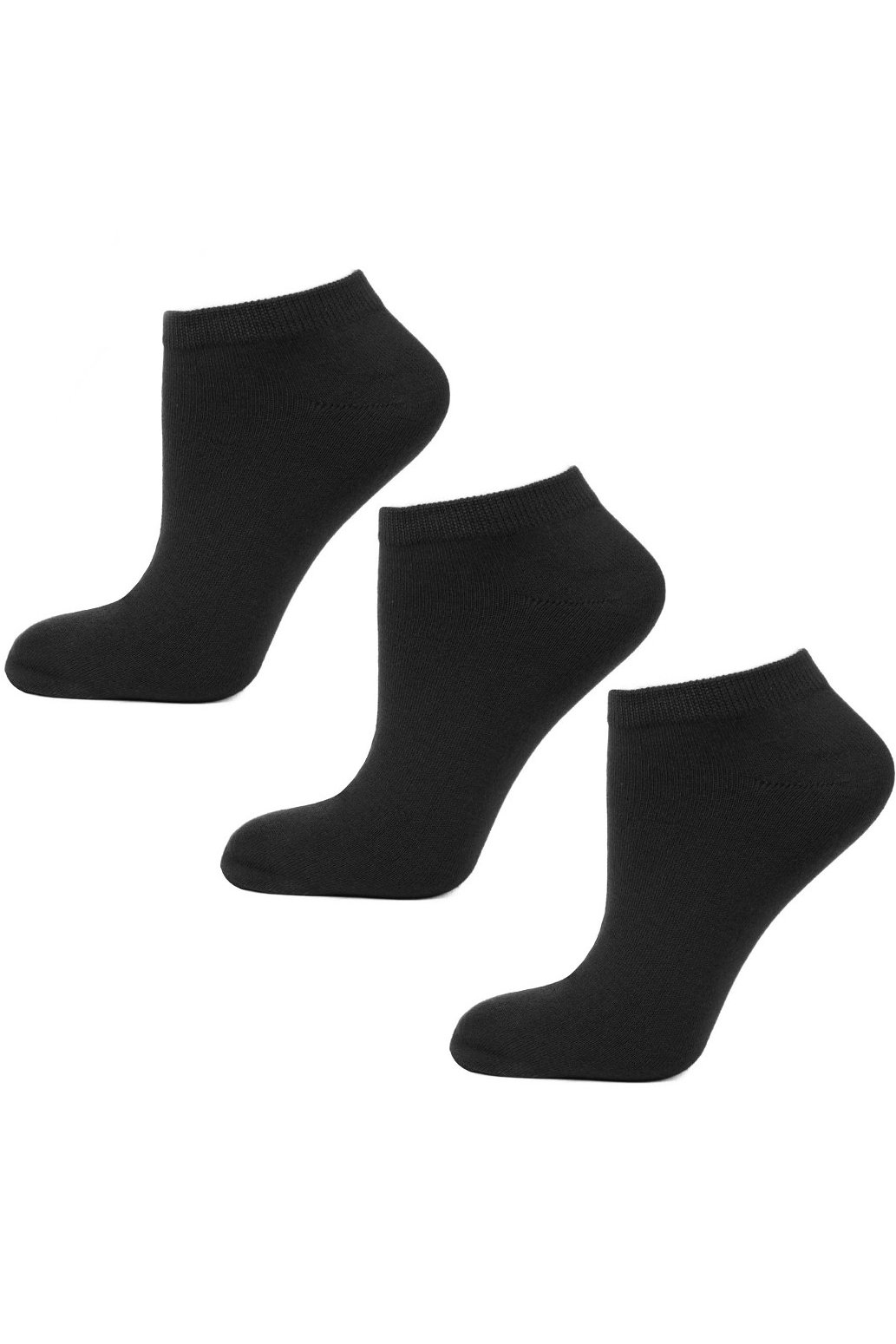 3 PACK ponožky Moraj BSK200-003 - bambusové Čierna 43-45