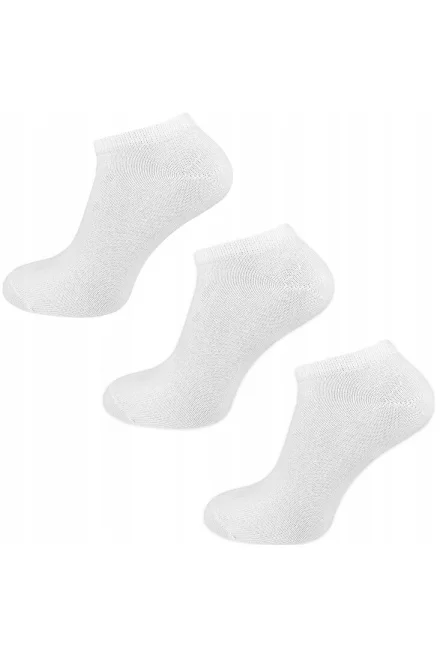 3 PACK ponožky BSK200-003 - bambusové - Bílá