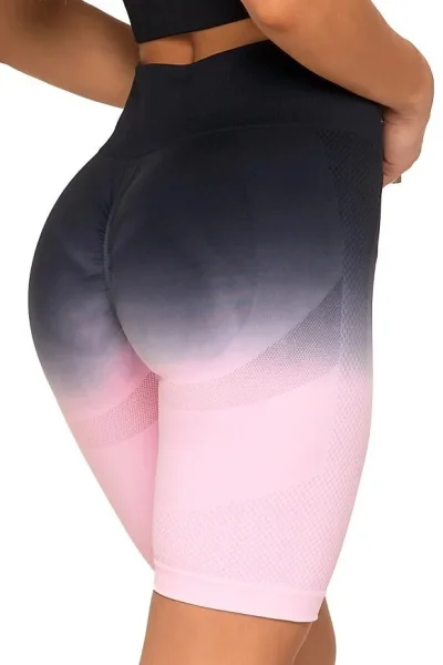 Krátké legíny RDL2400-001 - push up efekt - Grafit