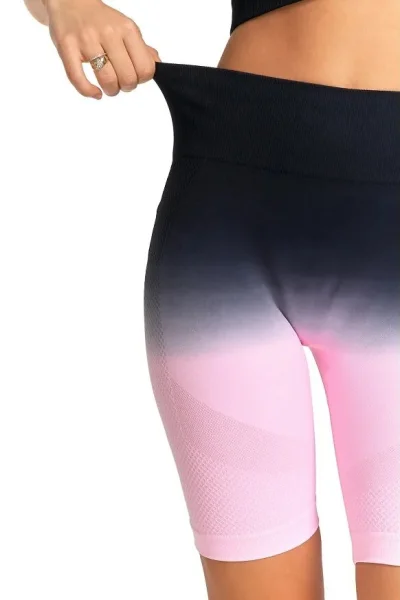 Krátké legíny RDL2400-001 - push up efekt - Grafit