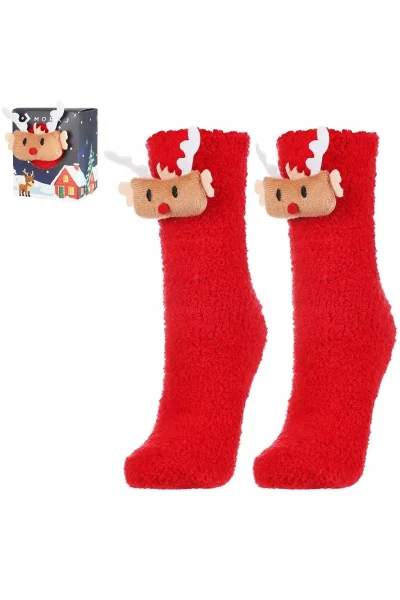 RED Dámské ponožky CSLS 250-031 - sobík - Červená