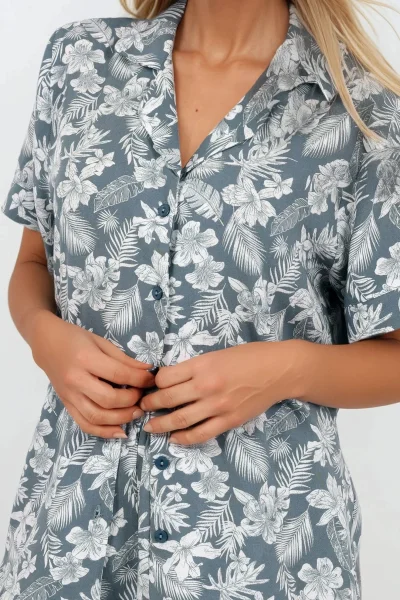Dámské pyžamo Stylish Embrace - hypoalergenní - Mořská zeleň