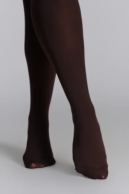 Pančuchové nohavice Elizabeth 70 DEN 3D- Plus Size - Black coffee