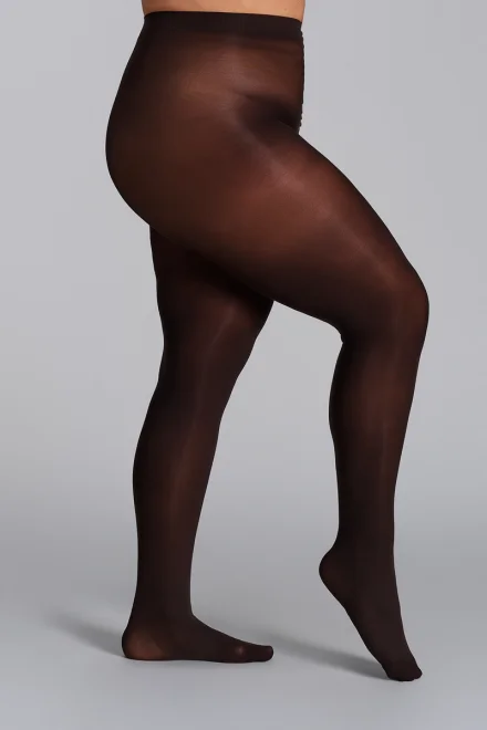 Pančuchové nohavice Margaret 50 DEN 3D - Plus Size - Black coffee