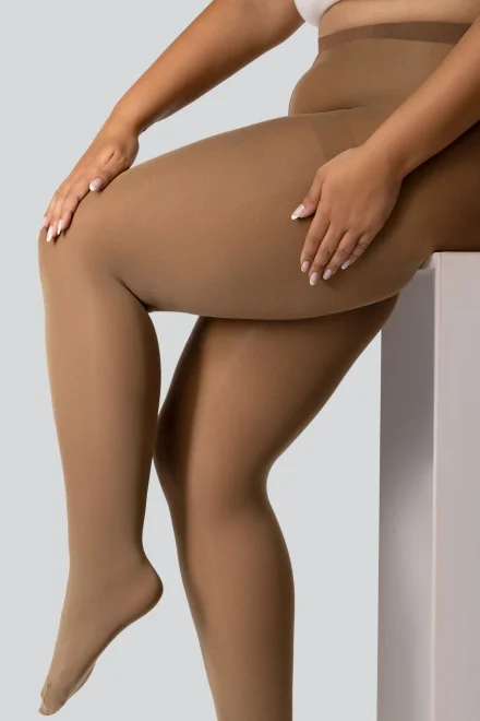 Pančuchové nohavice Margaret 50 DEN 3D - Plus Size - Cookie