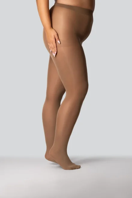 Pančuchové nohavice Margaret 50 DEN 3D - Plus Size - Cookie