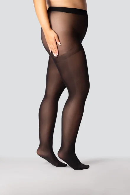 Pančuchové nohavice Margaret 50 DEN 3D - Plus Size - Onyx