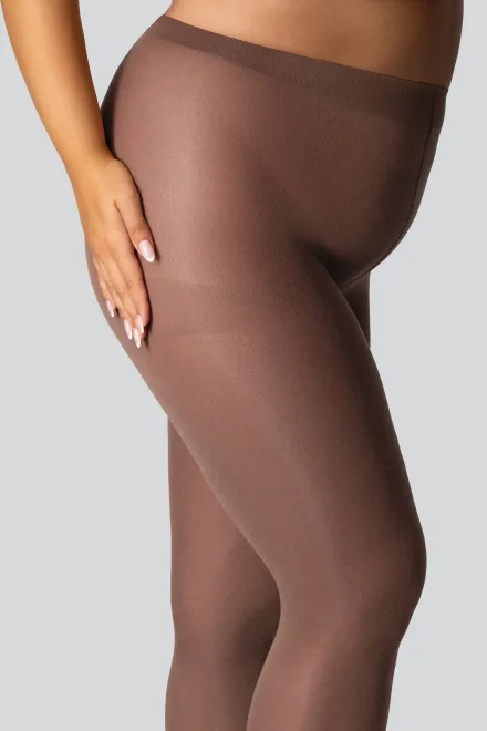 Pančuchové nohavice Margaret 50 DEN 3D - Plus Size - Terra