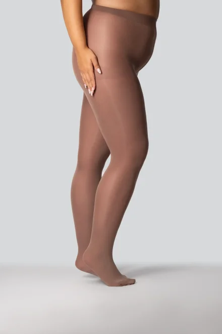 Pančuchové nohavice Margaret 50 DEN 3D - Plus Size - Terra