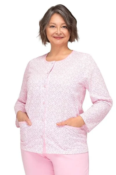 Dámské pyžamo Kasia III - bavlna - Světle růžová