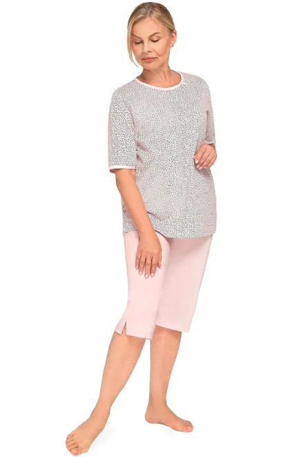 Dámské pyžamo Anela I - bavlna - Světle růžová