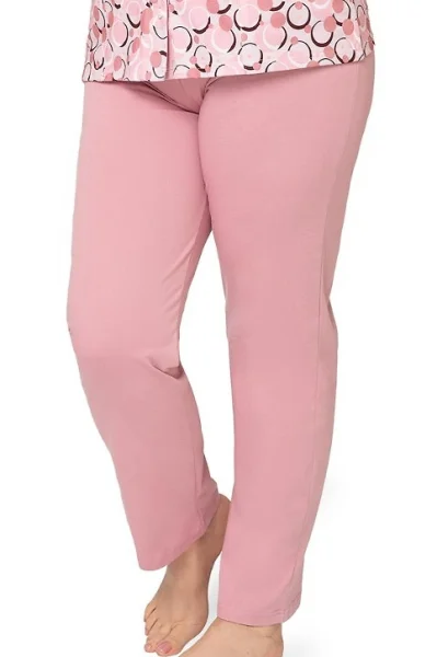 Dámské pyžamo Maria - bavlna - Starorůžová