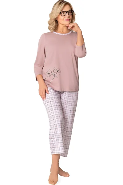 Dámské pyžamo Gabrysia II - Starorůžová