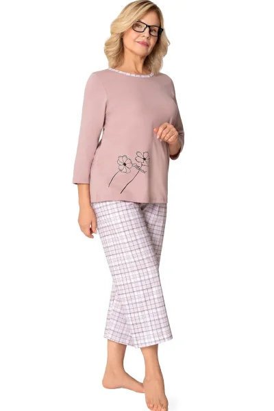 Dámské pyžamo Gabrysia II - Starorůžová