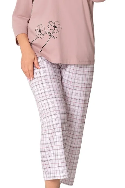 Dámské pyžamo Gabrysia II - Starorůžová