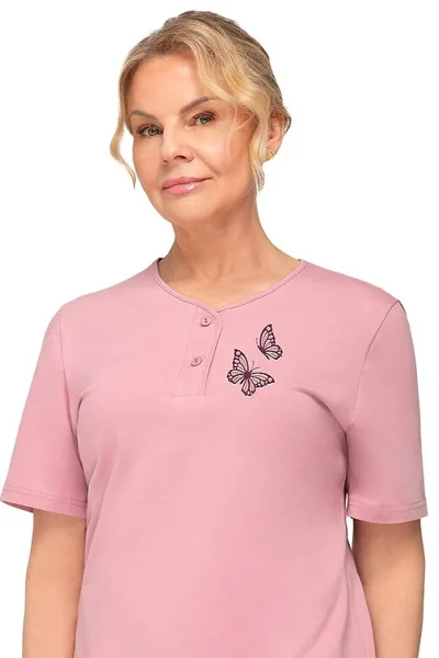 Dámské pyžamo 275 Karina I - Starorůžová