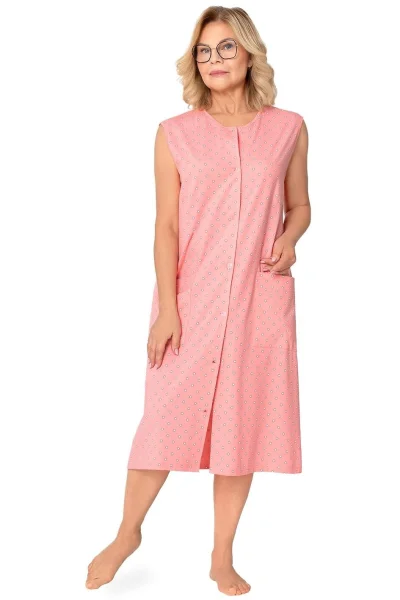 Dámský župan 247 Renata - bez rukávu - Lososová